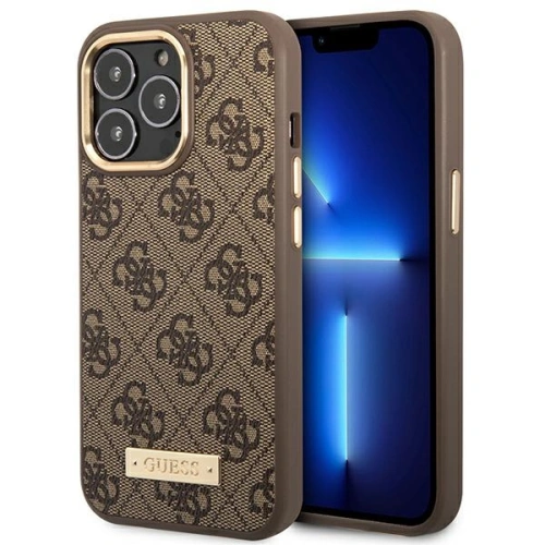 Kup Case Guess GUHMP14XU4GPRW Apple iPhone 14 Pro Max braun/brown Hardcase 4G Logo-Platte MagSafe - GUE2158 - {ean13} - Sklep Home Screen