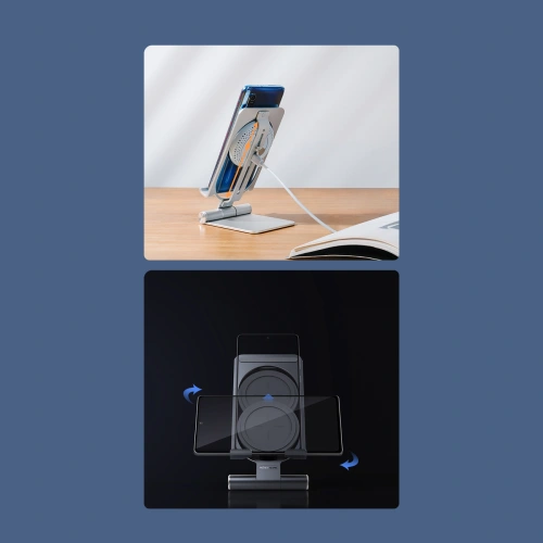 Buy Nillkin PowerHold Mini Wireless Charging Stand 15W gray - NLK609 - {ean13} - Home Screen Store Europe