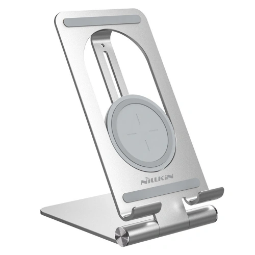 Kup Încărcător wireless Nillkin PowerHold Mini Wireless Charging Stand 15W argintiu - NLK610 - {ean13} - Sklep Home Screen