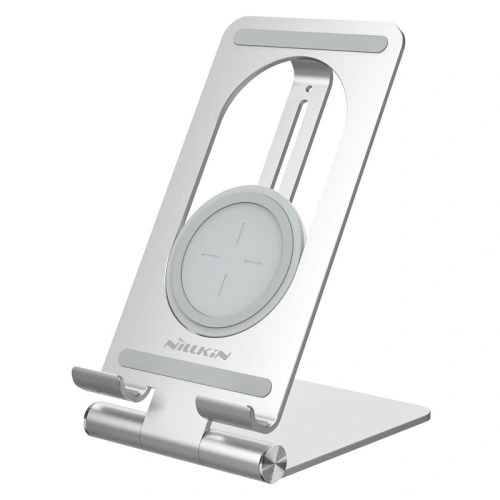 Kup Încărcător wireless Nillkin PowerHold Mini Wireless Charging Stand 15W argintiu - NLK610 - {ean13} - Sklep Home Screen