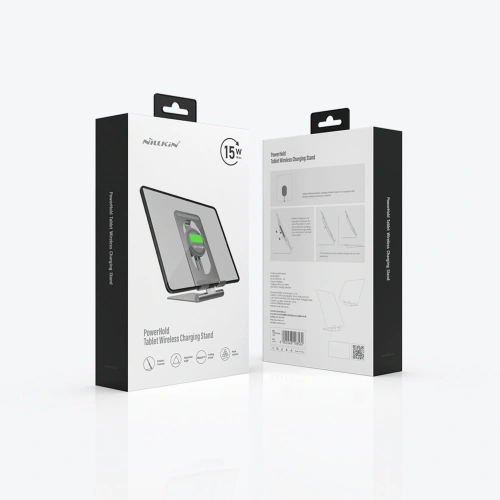 Kup Încărcător wireless Nillkin PowerHold Mini Wireless Charging Stand 15W argintiu - NLK610 - {ean13} - Sklep Home Screen
