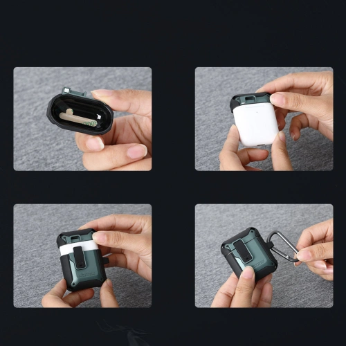 Kup Etui Nillkin Bounce Apple AirPods 2/1 fekete - NLK612 - {ean13} - Sklep Home Screen