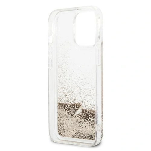 Kup Etui Guess GUOHCP14LGLHFLGO Apple iPhone 14 Pro złoty/gold hardcase Glitter Charms - GUE2159 - {ean13} - Sklep Home Screen