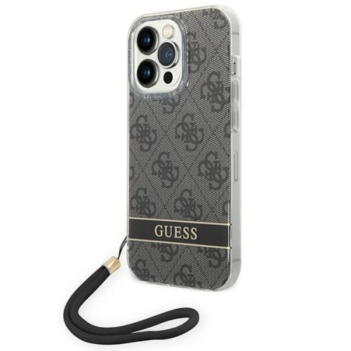 Kup Etui Guess GUOHCP14LH4STK Apple iPhone 14 Pro černý/black hardcase 4G Print Strap - GUE2160 - {ean13} - Sklep Home Screen
