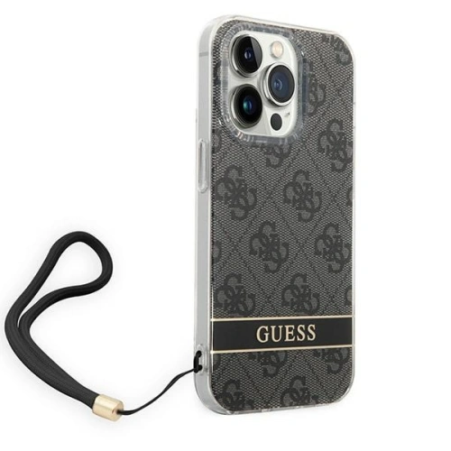 Kup Etui Guess GUOHCP14LH4STK Apple iPhone 14 Pro černý/black hardcase 4G Print Strap - GUE2160 - {ean13} - Sklep Home Screen