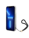 Kup Etui Guess GUOHCP14LHFLSB Apple iPhone 14 Pro modrý/blue hardcase Flower Strap - GUE2163 - {ean13} - Sklep Home Screen