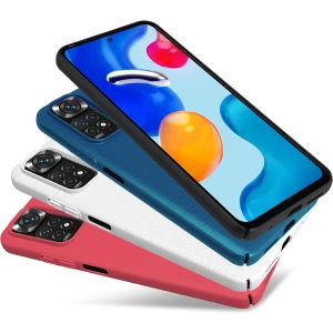 Kup Etui Nillkin Super Frosted Shield Xiaomi Redmi Note 11/11S czerwony - NLK626 - {ean13} - Sklep Home Screen