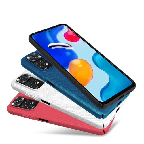 Kup Etui Nillkin Super Frosted Shield Xiaomi Redmi Note 11/11S piros - NLK626 - {ean13} - Sklep Home Screen