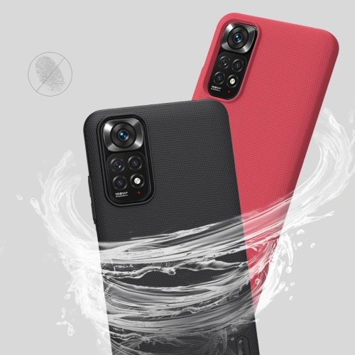Kup Etui Nillkin Super Frosted Shield Xiaomi Redmi Note 11/11S piros - NLK626 - {ean13} - Sklep Home Screen