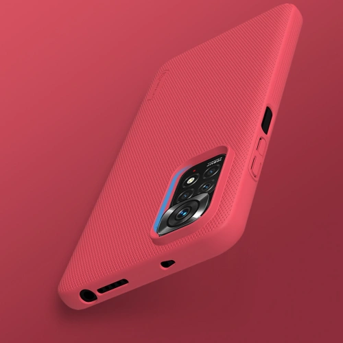 Kup Etui Nillkin Super Frosted Shield Xiaomi Redmi Note 11/11S piros - NLK626 - {ean13} - Sklep Home Screen