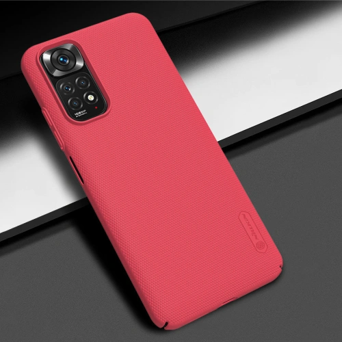 Kup Etui Nillkin Super Frosted Shield Xiaomi Redmi Note 11/11S piros - NLK626 - {ean13} - Sklep Home Screen