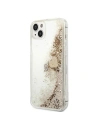 Buy Guess GUOHCP14MGLHFLGO Apple iPhone 14 Plus / 15 Plus gold hardcase Glitter Charms - GUE2165 - {ean13} - Home Screen Store Europe