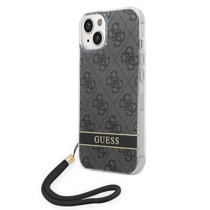 Etui Guess GUOHCP14MH4STK Apple iPhone 14 Plus / 15 Plus czarny/black hardcase 4G Print Strap