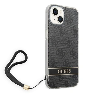 Etui Guess GUOHCP14MH4STK Apple iPhone 14 Plus / 15 Plus czarny/black hardcase 4G Print Strap