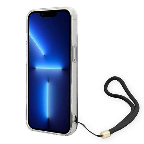 Buy Guess GUOHCP14MH4STK Apple iPhone 14 Plus / 15 Plus black hardcase 4G Print Strap - GUE2166 - {ean13} - Home Screen Store Europe