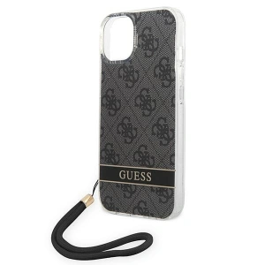 Etui Guess GUOHCP14MH4STK Apple iPhone 14 Plus / 15 Plus czarny/black hardcase 4G Print Strap