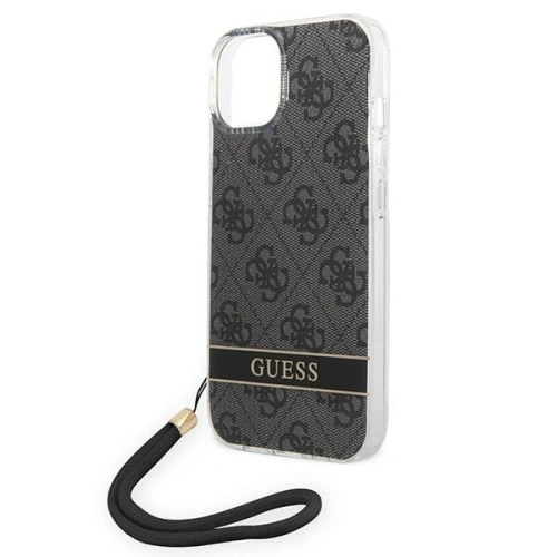 Kup Case Guess GUOHCP14MH4STK Apple iPhone 14 Plus / 15 Plus schwarz/black hardcase 4G Print Strap - GUE2166 - {ean13} - Sklep Home Screen