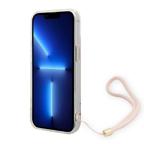 Buy Guess GUOHCP14MH4STP Apple iPhone 14 Plus / 15 Plus pink hardcase 4G Print Strap - GUE2167 - {ean13} - Home Screen Store Europe
