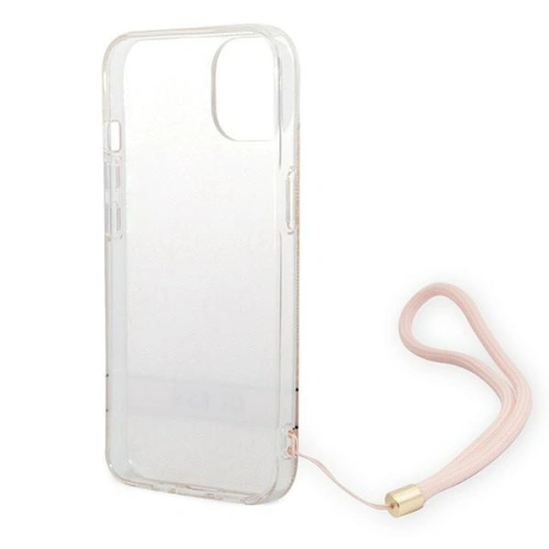 Buy Guess GUOHCP14MH4STP Apple iPhone 14 Plus / 15 Plus pink hardcase 4G Print Strap - GUE2167 - {ean13} - Home Screen Store Europe