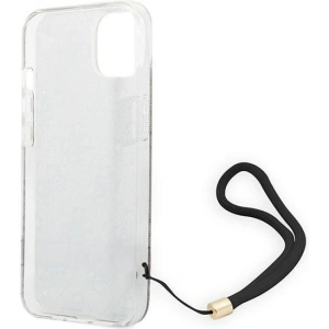 Etui Guess GUOHCP14MH4STW Apple iPhone 14 Plus / 15 Plus brązowy/brown hardcase 4G Print Strap