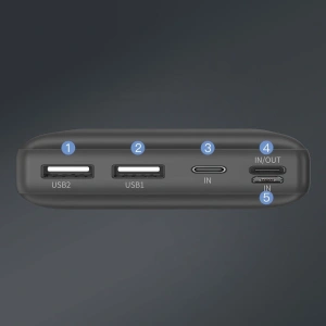 Kup Powerbank Baseus Mini JA 30000mAh 2x USB 3A (czarny) w najlepszej cenie w Home Screen