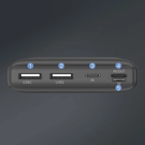 Kup Powerbank Baseus Mini JA 30000mAh 2x USB 3A (czarny) - BSU073BLK - {ean13} - Sklep Home Screen