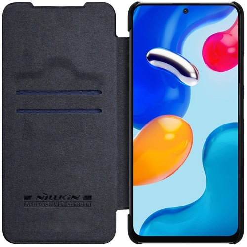 Kup Case Nillkin Qin Xiaomi Redmi Note 11/11S schwarz - NLK628 - {ean13} - Sklep Home Screen