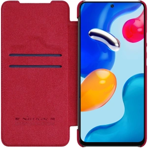 Kup Etui Nillkin Qin Xiaomi Redmi Note 11/11S czerwony - NLK629 - {ean13} - Sklep Home Screen