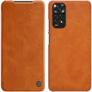 Kup Etui Nillkin Qin Xiaomi Redmi Note 11/11S brązowy - NLK630 - {ean13} - Sklep Home Screen