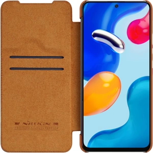 Kup Etui Nillkin Qin Xiaomi Redmi Note 11/11S brązowy - NLK630 - {ean13} - Sklep Home Screen