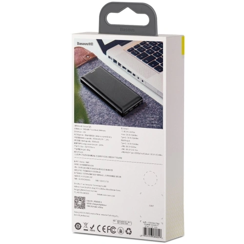 Kup Powerbank Baseus Mini JA 30000mAh 2x USB 3A (czarny) - BSU073BLK - {ean13} - Sklep Home Screen