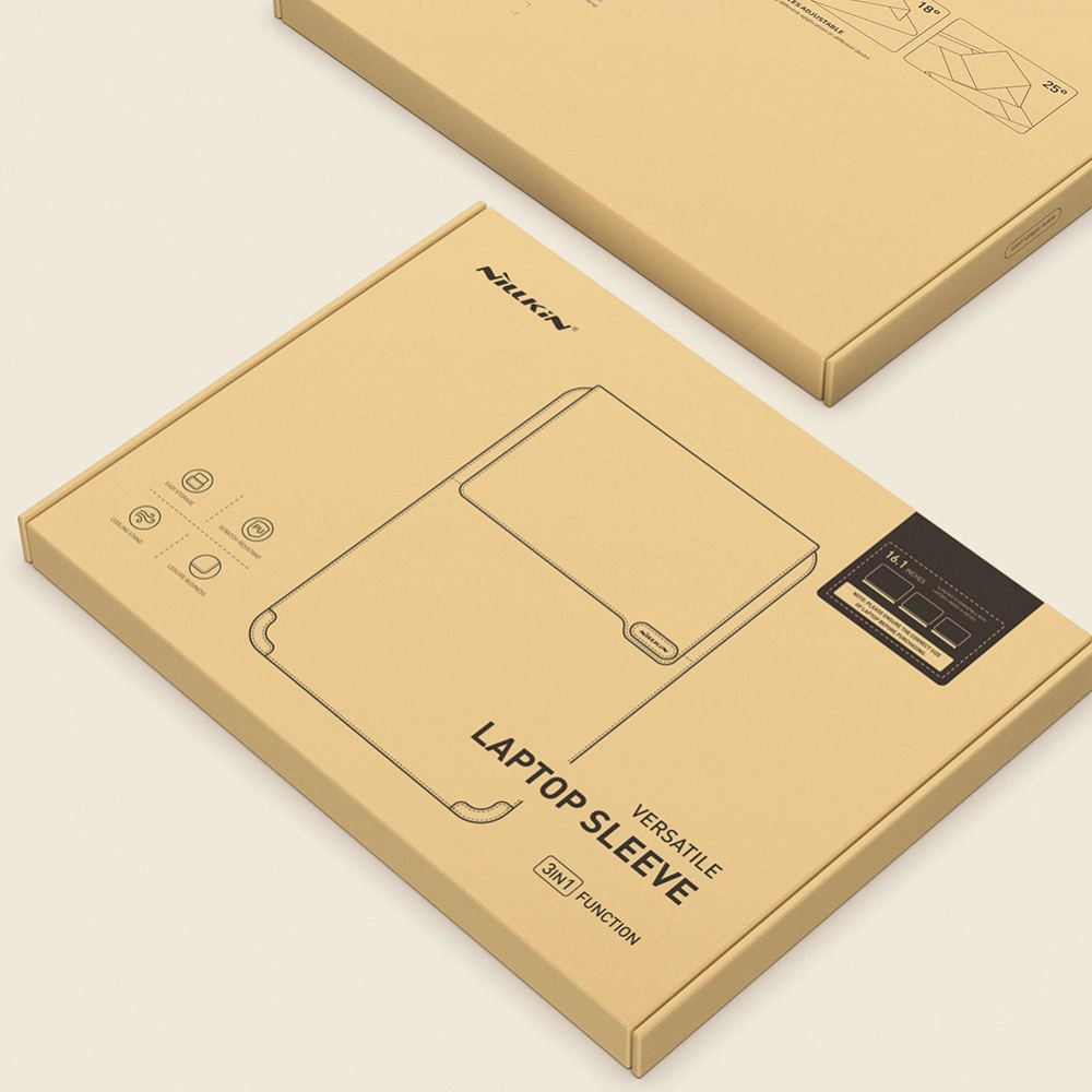 Etui Nillkin Versatile Laptop Sleeve 3w1 Apple MacBook 16 cali czarno-biały