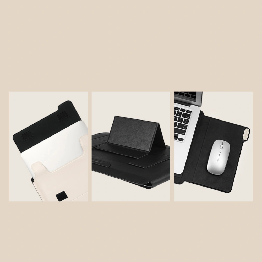 Etui Nillkin Versatile Laptop Sleeve 3w1 Apple MacBook 16 cali czarno-biały