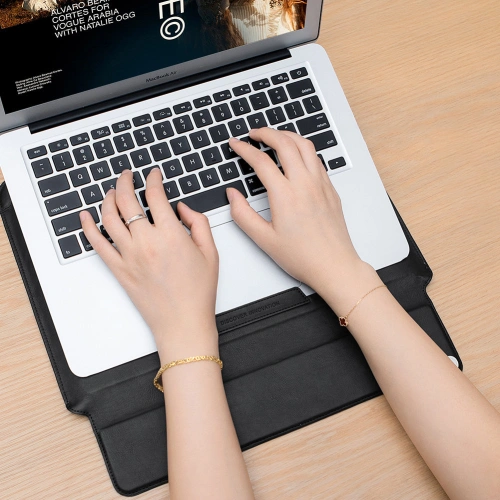 Kup Etui Nillkin Sokoldalú Laptop Huzat 2w1 Apple MacBook 14 hüvelyk fekete-fehér - NLK635 - {ean13} - Sklep Home Screen