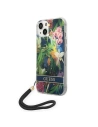 Case Guess GUOHCP14MHFLSB Apple iPhone 14 Plus / 15 Plus blau/hardcase Flower Strap