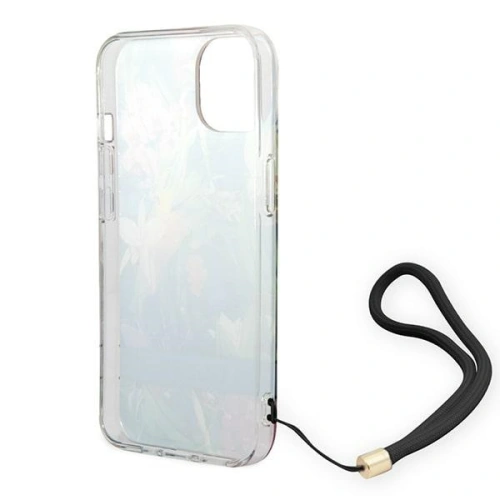 Kup Case Guess GUOHCP14MHFLSB Apple iPhone 14 Plus / 15 Plus blau/hardcase Flower Strap - GUE2169 - {ean13} - Sklep Home Screen