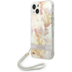 Etui Guess GUOHCP14MHFLSU Apple iPhone 14 Plus / 15 Plus fioletowy/purple hardcase Flower Strap