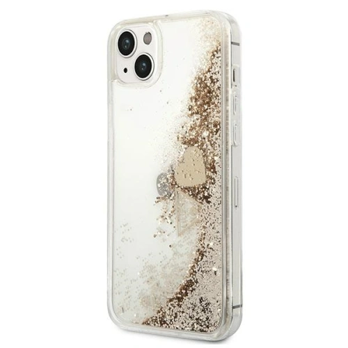 Kup Etui Guess GUOHCP14SGLHFLGO Apple iPhone 14 zlatý/gold hardcase Glitter Charms - GUE2171 - {ean13} - Sklep Home Screen