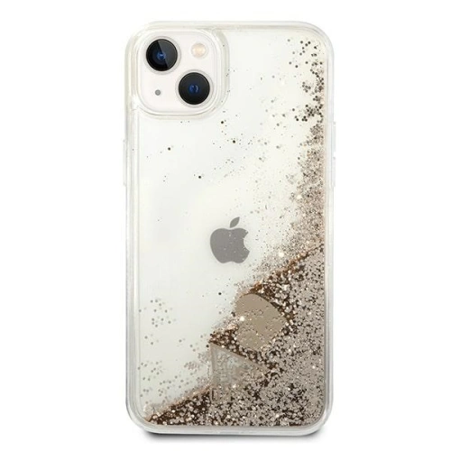 Kup Etui Guess GUOHCP14SGLHFLGO Apple iPhone 14 arany/hardcase Glitter Charms - GUE2171 - {ean13} - Sklep Home Screen