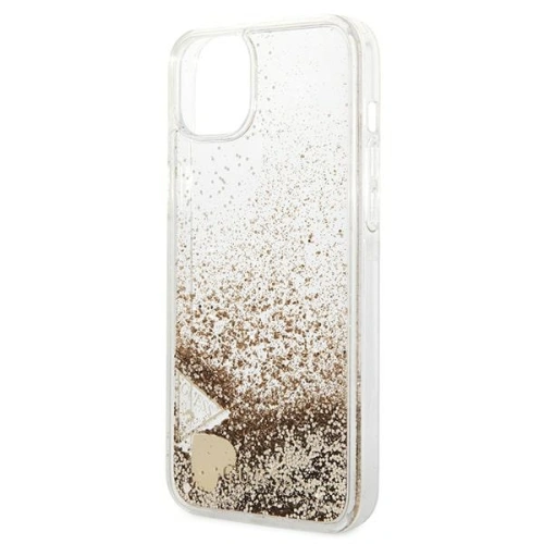 Kup Etui Guess GUOHCP14SGLHFLGO Apple iPhone 14 zlatý/gold hardcase Glitter Charms - GUE2171 - {ean13} - Sklep Home Screen