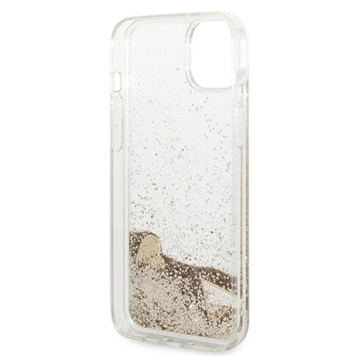 Kup Etui Guess GUOHCP14SGLHFLGO Apple iPhone 14 zlatý/gold hardcase Glitter Charms - GUE2171 - {ean13} - Sklep Home Screen
