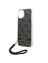 Kup Etui Guess GUOHCP14SH4STK Apple iPhone 14 negru/black hardcase 4G Print Strap - GUE2172 - {ean13} - Sklep Home Screen