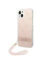 Etui Guess GUOHCP14SH4STP Apple iPhone 14 różowy/pink hardcase 4G Print Strap