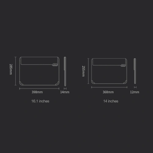 Kup Case Nillkin Vielseitige Laptop-Hülle 2w1 Apple MacBook 16 Zoll grau - NLK637 - {ean13} - Sklep Home Screen