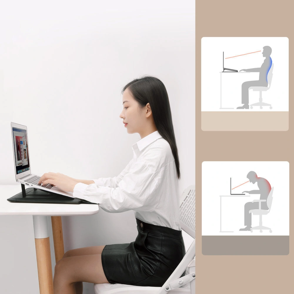 Etui Nillkin Versatile Laptop Sleeve 2w1 Apple MacBook 16 cali czarno-biały