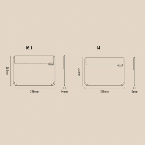 Kup Etui Nillkin Versatile Laptop Sleeve 2w1 Apple MacBook 16 palců černobílé - NLK638 - {ean13} - Sklep Home Screen