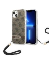 Etui Guess GUOHCP14SH4STW Apple iPhone 14 brązowy/brown hardcase 4G Print Strap