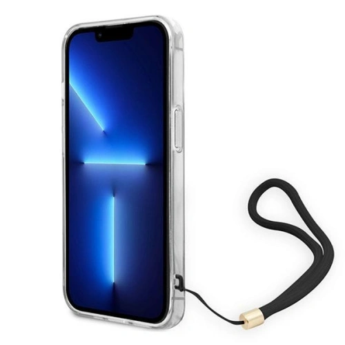 Kup Case Guess GUOHCP14SH4STW Apple iPhone 14 braun/brown Hardcase 4G Print Strap - GUE2174 - {ean13} - Sklep Home Screen