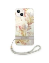 Kup Etui Guess GUOHCP14SHFLSU Apple iPhone 14 violet/hardcase cu flori Strap - GUE2176 - {ean13} - Sklep Home Screen
