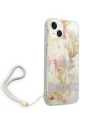Kup Etui Guess GUOHCP14SHFLSU Apple iPhone 14 violet/hardcase cu flori Strap - GUE2176 - {ean13} - Sklep Home Screen